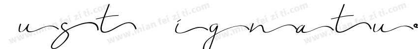 Just Signature92字体转换